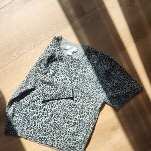 Pierre Cardin Animal Print Knit Top